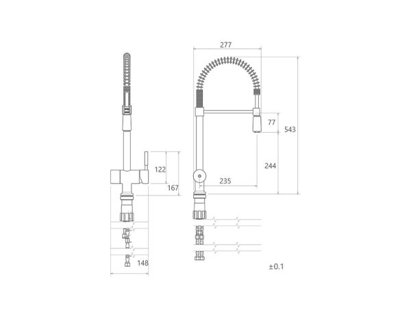 Alster Kitchen Chrome - Image 2